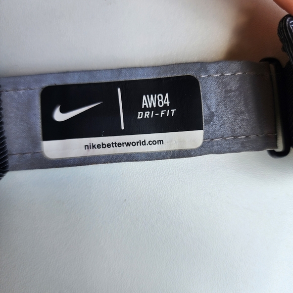 Nike Dri-Fit AW84 Running Visor - Black Strap Back Hat - One Size - Picture 7 of 8
